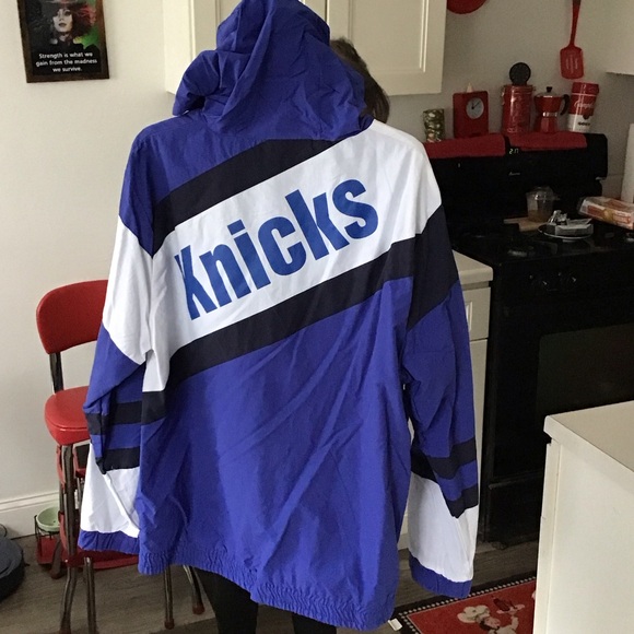 NBA Blue and White Windbreaker Jacket - Picture 4 of 6